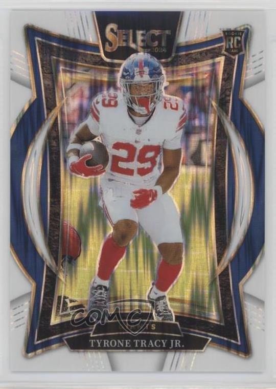 2024 Panini Select Concourse White Shock Prizm /199 Tyrone Tracy Jr Rookie RC