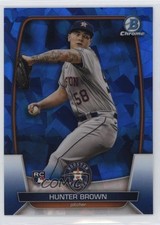2023 Bowman Chrome Sapphire Edition Hunter Brown #69 11oh
