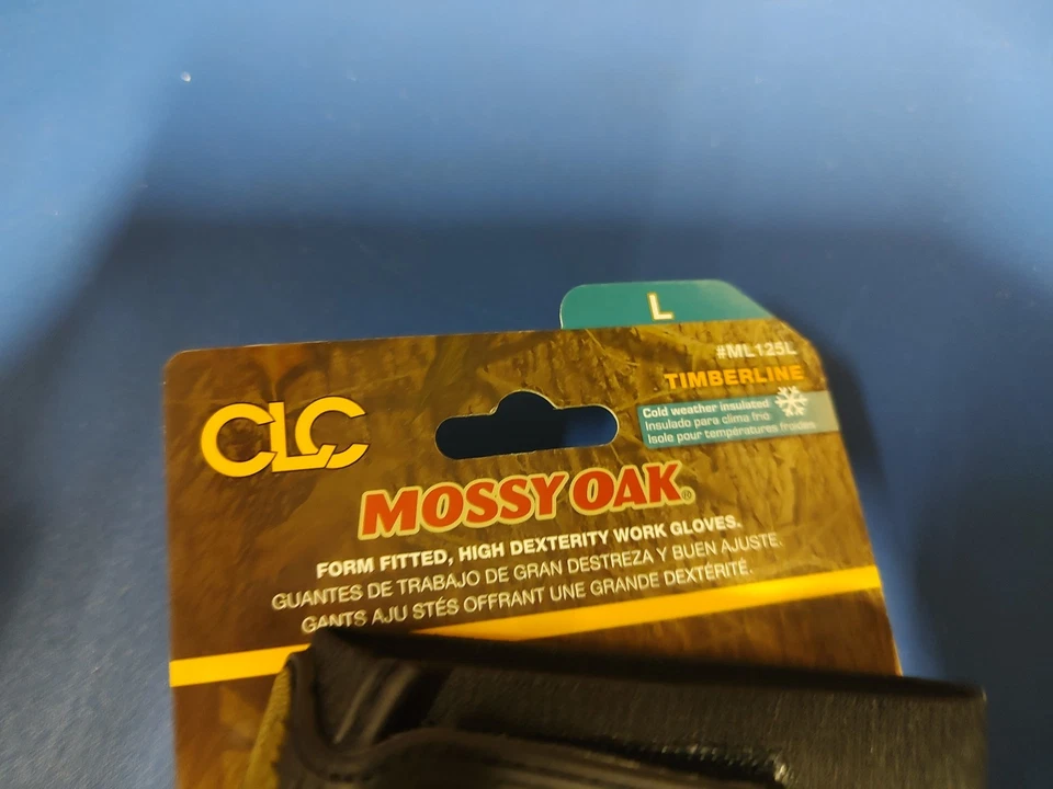 CLC Timberline Mossy Oak camo gloves #ML125L - flex grip, cold weather insulated - Image 4 of 4