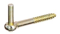 Kloben Zum Einschrauben Alberts Gelb Verzinkt J-Haken 120X35Mm