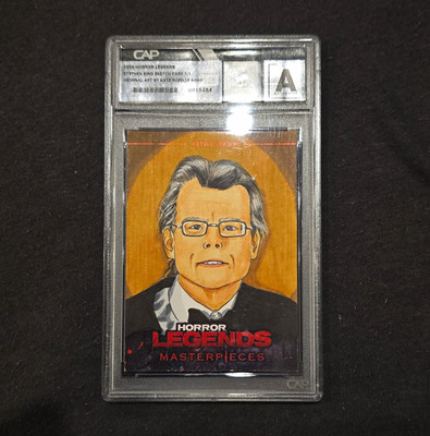Hollywood Trading Cards Horror Legends Masterpieces Stephen King Sketch Auto 1/1