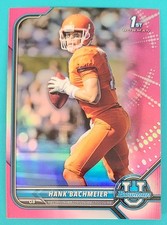 2021-22 Bowman University Chrome Pink Refractor #45 Hank Bachmeier Card S7