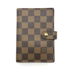 Louis Vuitton Monogram Agenda-PM Damier Day Planner Cover Brown Authentic