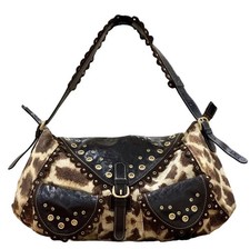 Vintage Roberto Cavalli Studded Baguette Styl...