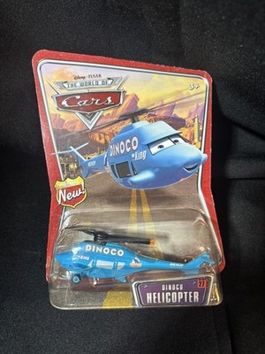Disney Pixar The World of Cars New Dinoco The King Helicopter #27 MIC