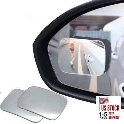 360-Degree Adjustable Frameless Blind Spot Mirror, HD Glass Convex Rectangle