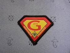 SCOUTING IRELAND IRISH SCOUT - SUPERMAN BLANKET BADGE - NORTHERN PROVINCE - 2016