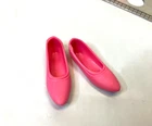 VINTAGE BARBIE FRANCIE SQUISHY FLAT HEEL SHOES BUBBLE GUM PINK JAPAN