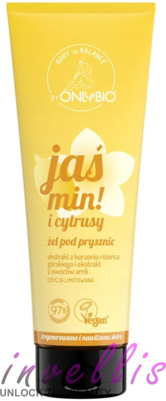 Onlybio Body In Balance - Jasmine & Citrus Shower Gel 200Ml - Image 2