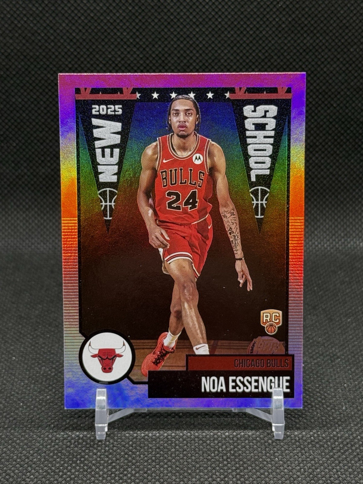 Noa Essengue 2025-26 Topps Rainbow Foil New School Rookie #NS-12 RC SP