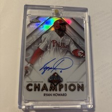 2025 Topps Chrome - World Series Champions Auto Ryan Howard #WSC-RH /100 (AU)