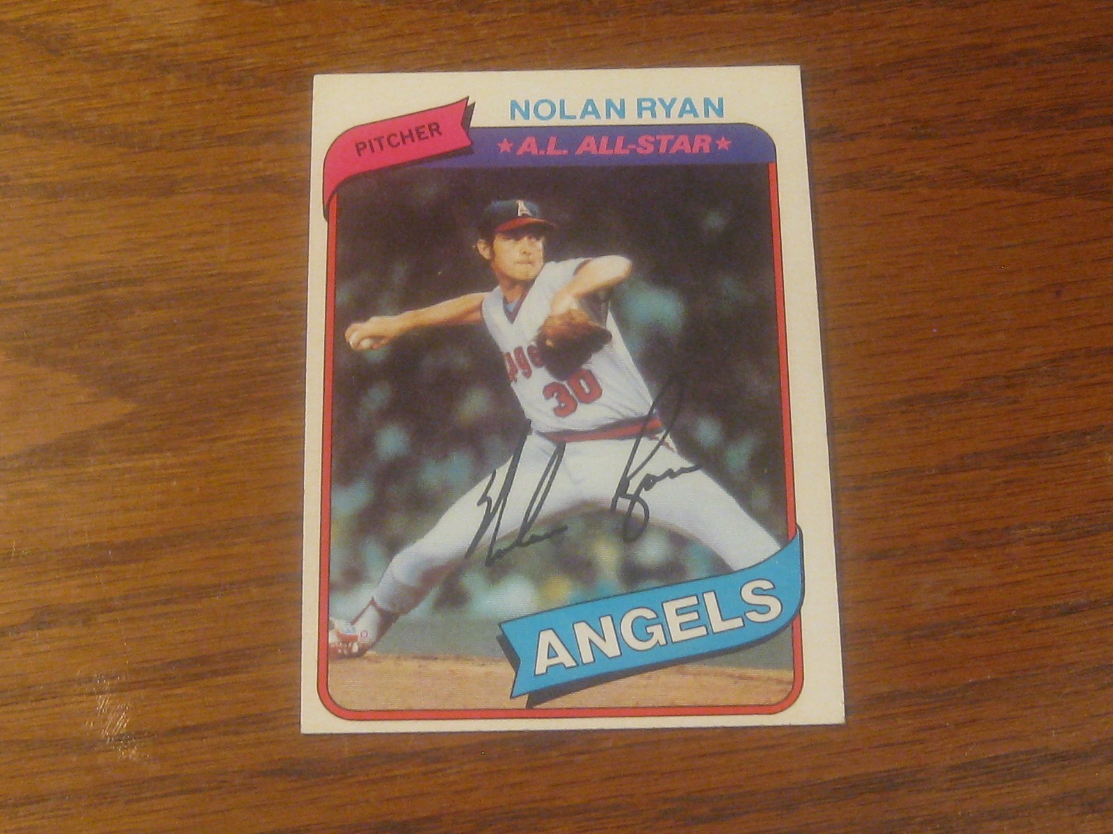 NOLAN RYAN  1980 Topps Baseball Card # 580  ANGELS
