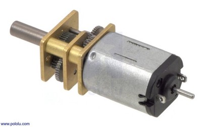 Pololu 75:1 Mikro-Metall-Getriebemotor HP 6V, 410 U/min, 70 mA