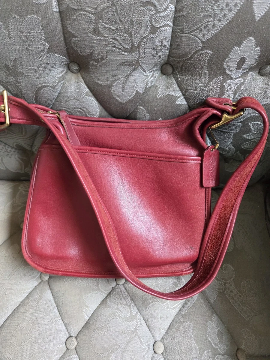 25+ Coach Leather Red Vintage Bags, Handbags & Cases for sale