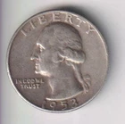 1953-D WASHINGTON QUARTER 25¢ DENVER 90% SILVER COIN UNITED STATES MINT