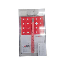 Rubis Switzerland Swiss Elegance Tweezers Pink Swiss Slanted Tip 3-3/4" 18608