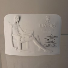 LLadro Collectors Society Aufsteller Don Quixote Schild H 21 / 245
