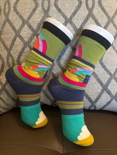 Colorful Combed Cotton Socks, Fun Fashion, Antibacterial Yarn