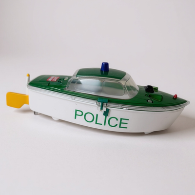 #ad Lilliput Elektro Marino Police Boat #694 w Box – Battery Operated – Not Working $69.00