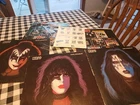 Kiss Lot Of 3 LPs Scratches +2 INNER SLEEVES AND MAILER. WALL ART??