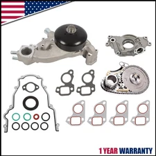 Timing Chain Kit For Cadillac GMC 5.3 6.0 6.2L 07-13 Water Pump Oil Pump Gaskets