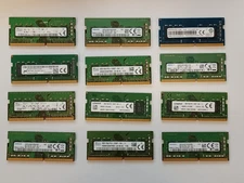 Lot of (12) 8GB DDR4 SODIMM RAM Memory SK Hynix/Samsung/Micron/Kingston 2400