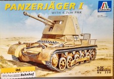 Italeri 358 PANZERJÄGER I WITH 4,7cm PAK Bausatz ungebaut 1:35 OVP LF3 å