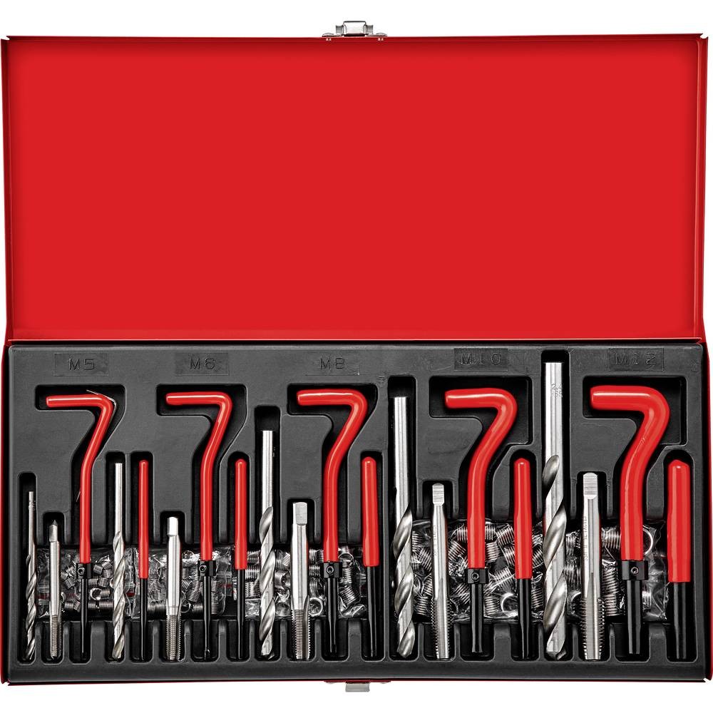 Jeu de galets de filetage TOOLCRAFT pour des filetages métriques parfaits de M5 à M12