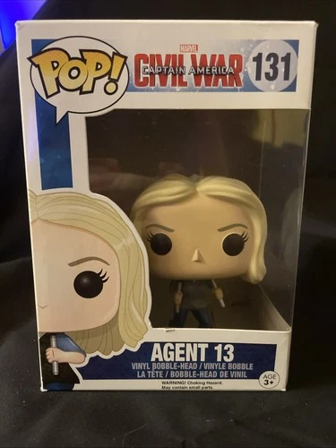 Funko Pop! Marvel Captain America Civil War Agent 13 #131 Loose W/Box