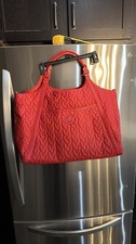 Vera Bradley Large Quilted Vera Tote Red