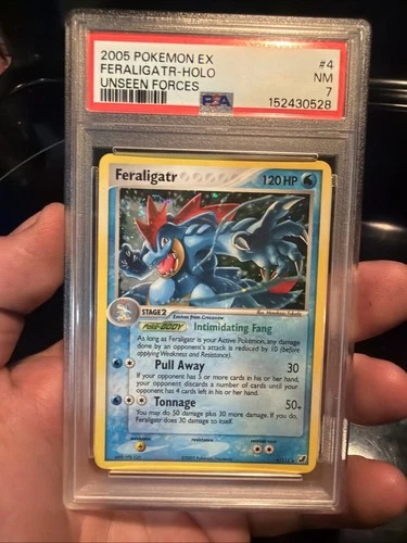 Feraligatr 4/115 Unseen Forces Holo (psa 7)