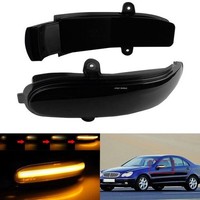 2X Amber Dynamic LED Blinker-Wing Mirror Indicator FüR Mercedes C-Class W203