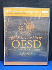 OESD USB 32124 Signature Library Volume 1 9300346 619 Embroidery Designs