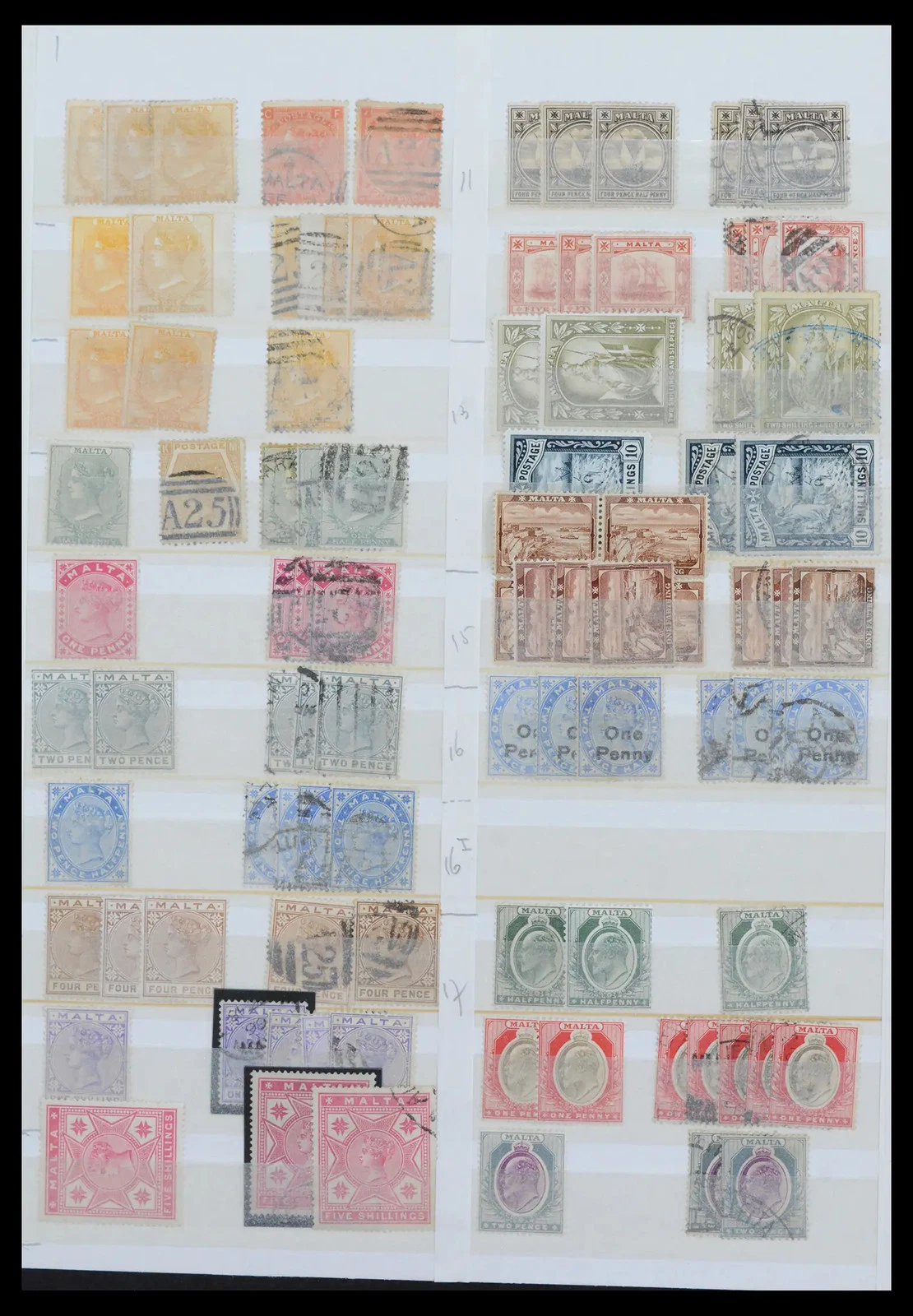 Malta stamp collection