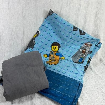 The Lego Movie Sheet Kids Twin Multi Emmet Wyldstyle Vitruvius Set Fitted Flat