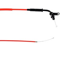Gaszug-Scooter Doppler Teflon Adapter Booster/Bw's 04 - Komplett - Rot