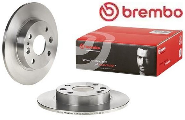 2X Bremsscheibe Brembo 08737810 2 Bremsscheiben FüR Mazda-image
