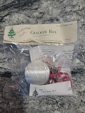 Vtg The Cracker Box Christmas Ornament Kit - Christmas Wreath - Unopened