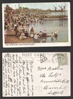 Southend On Sea The The Paddlers Postcard. Posted 1908