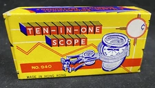 Vintage Multi Tool Ten-in-One Scope Compass Mirror Magnifier Binocular 10 in 1