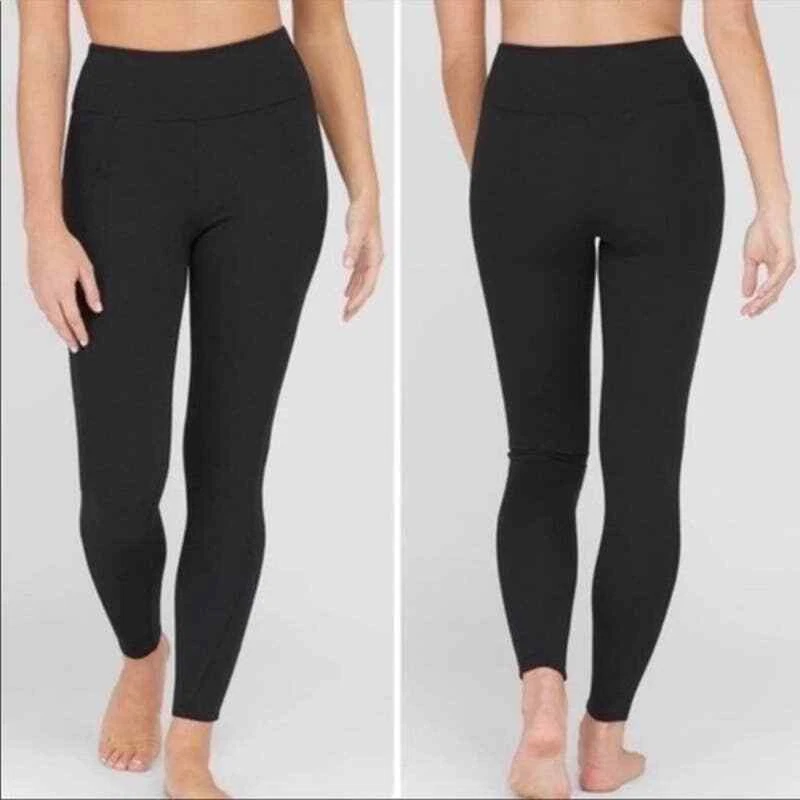 Assets by Spanx FL4915 Ponte Shaping Leggings Small