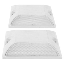 2pcs Road Reflectors Street Pavement Markers Driveways Marker for