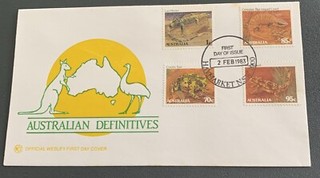 Australian FDC WCS 1983 Australian Definitives
