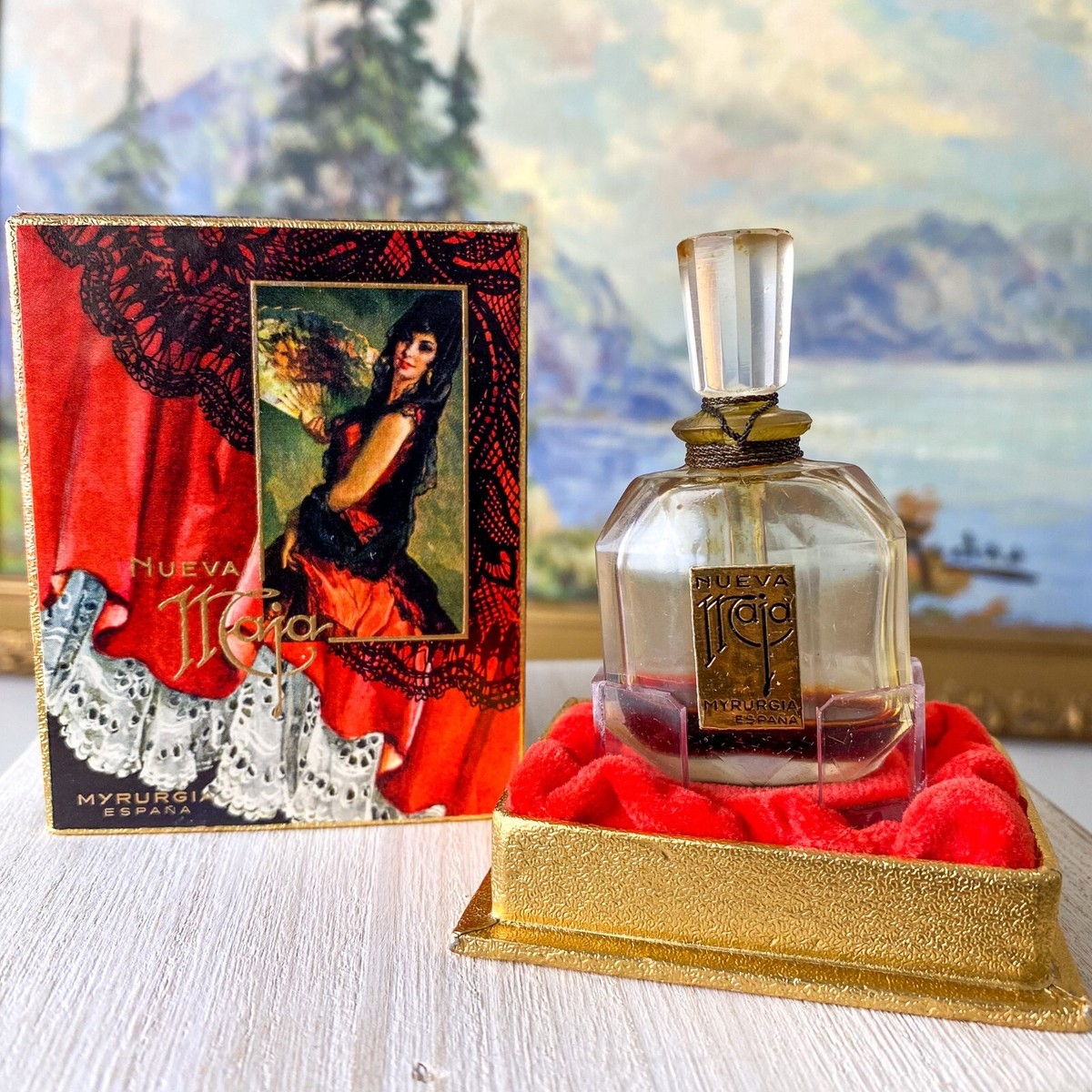 Myrurgia Nueva Maja 香水 Vintage Nueva Maja Perfume by Myrurgia 0.25 oz (7.5ml) Pure