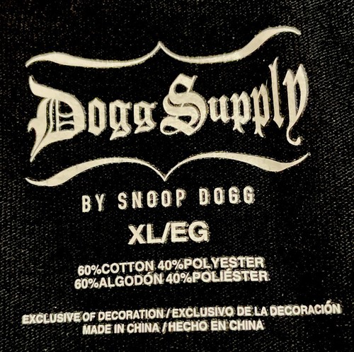 NEW! Snoop Dogg Supply T-Shirt/ Men’s (XL) Black Cotton Blend NWT - Picture 4 of 4