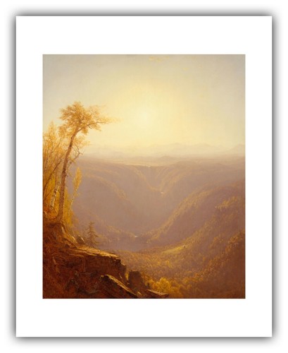 Sanford Robinson Gifford : "A Gorge in the Mountains" — Giclee Fine Art Print - Picture 7 of 7