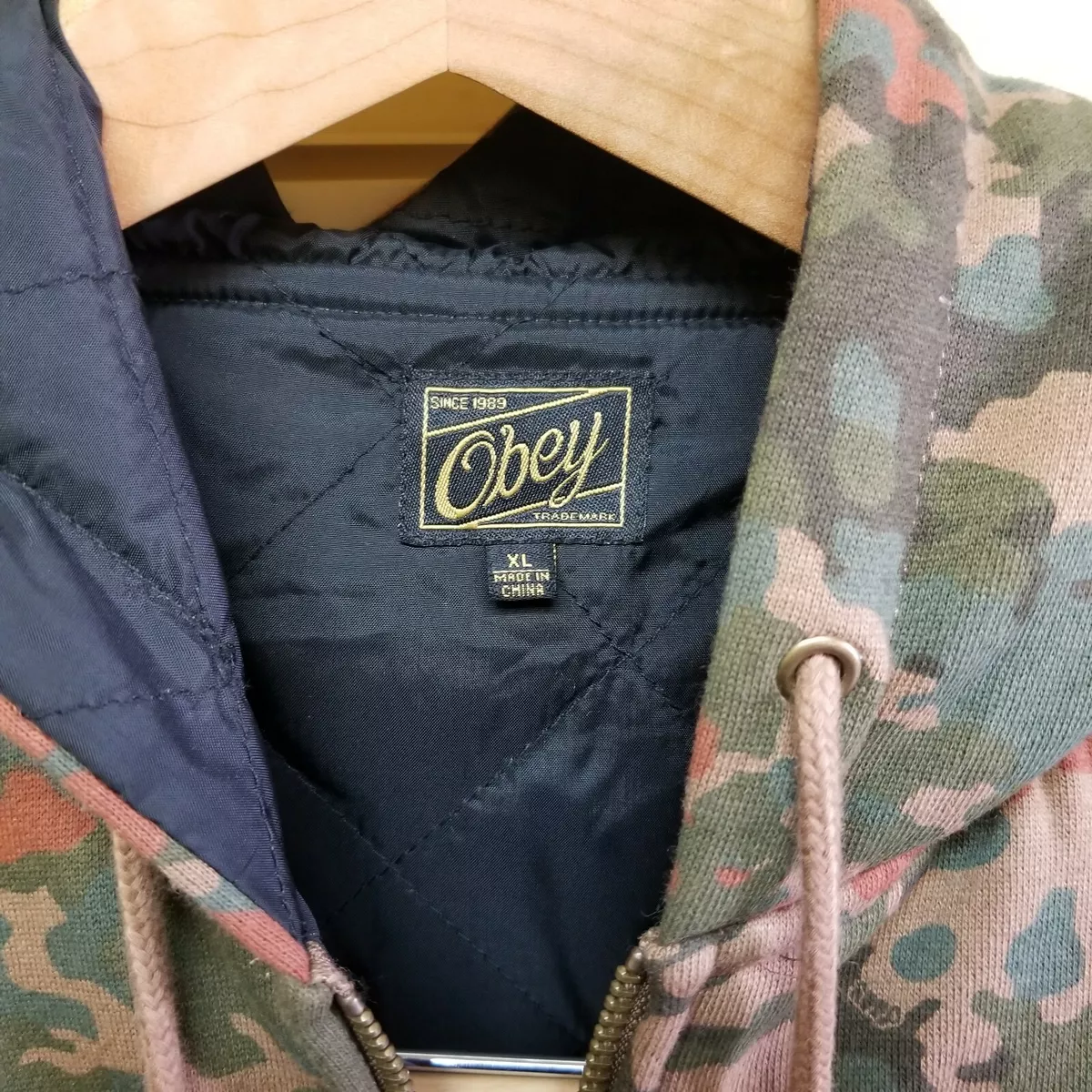 Obey camo deals sweatshirt