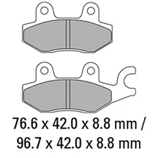 Ferodo Rear Brake Pads for Kymco EGO 250 2008-2011 (EF)