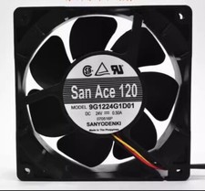 Sanyo San Ace120 9G1224G1D01 DC24V 0.50A Inverter Cooling Fan