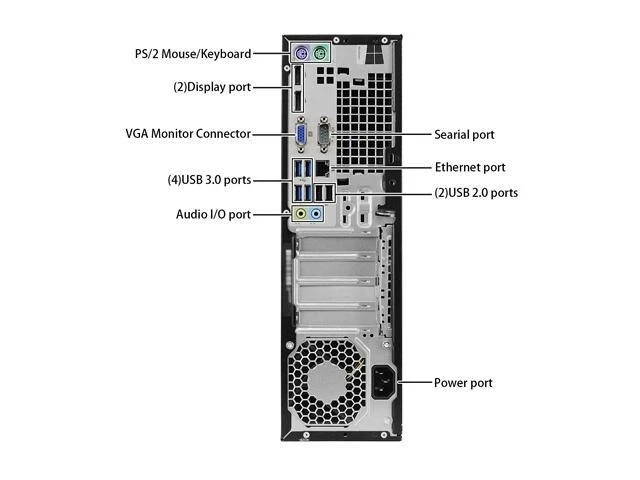 HP Desktop Quad Core i7 500GB SSD + 2TB HDD 32GB RAM Window Server 2022 - Image 2 of 2
